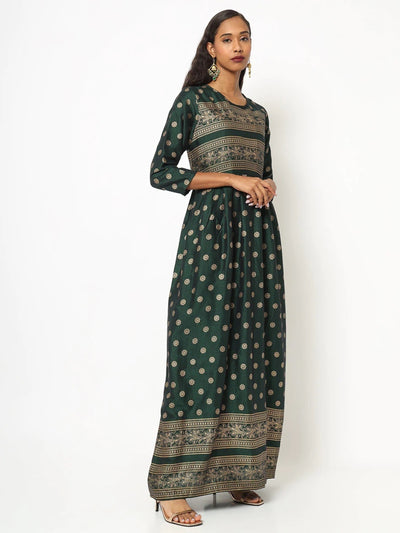 Chhabra 555 Made to Measure Bright Long Printed Gown