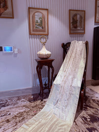 Banarasi Art Silk Saree with Geometric Squares & Wide Self-woven Border