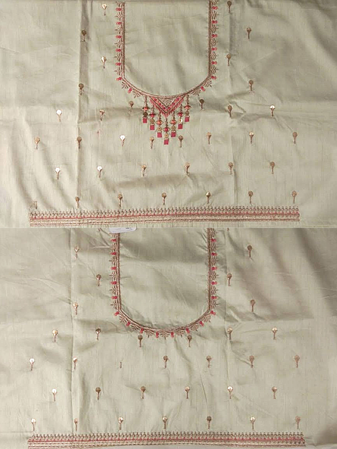 Aqua Blue Semi-Stitched Silk Lehenga Set with Contrast Crepe Dupatta & Resham Embroidery