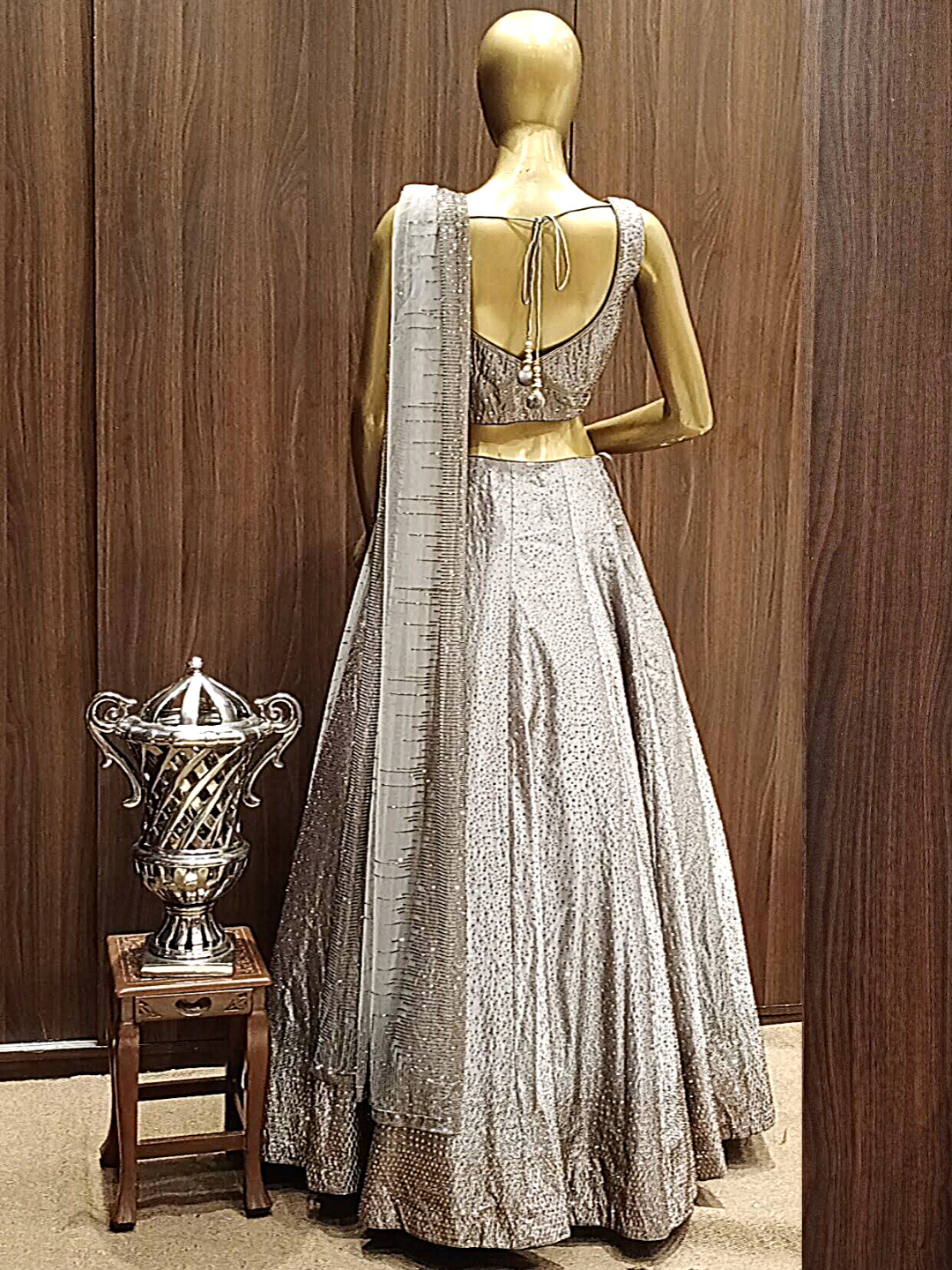Bling Cocktail Crystal Embellished Lehenga Set with heavy Dupatta