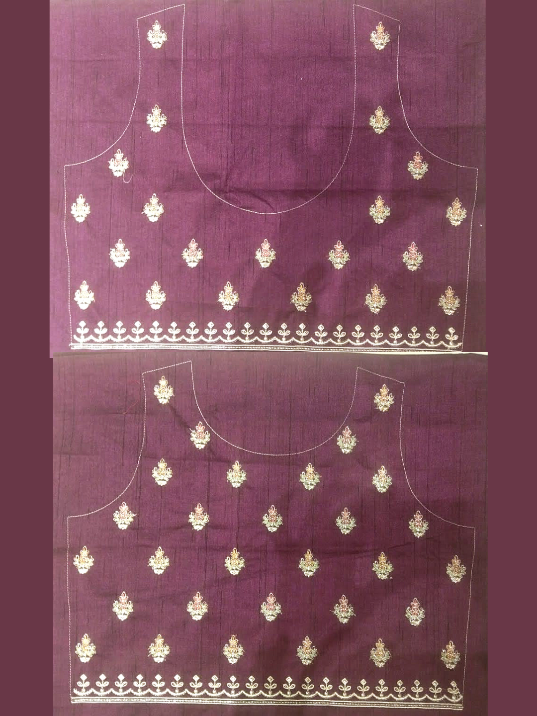Embellished Semi-Stitched Bridal Lehenga with Gold Zari Embroidery and Contrast Embroidered Dupatta