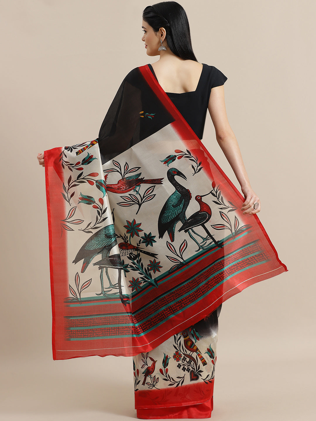 Bhagalpuri Silk Digital Print Saree