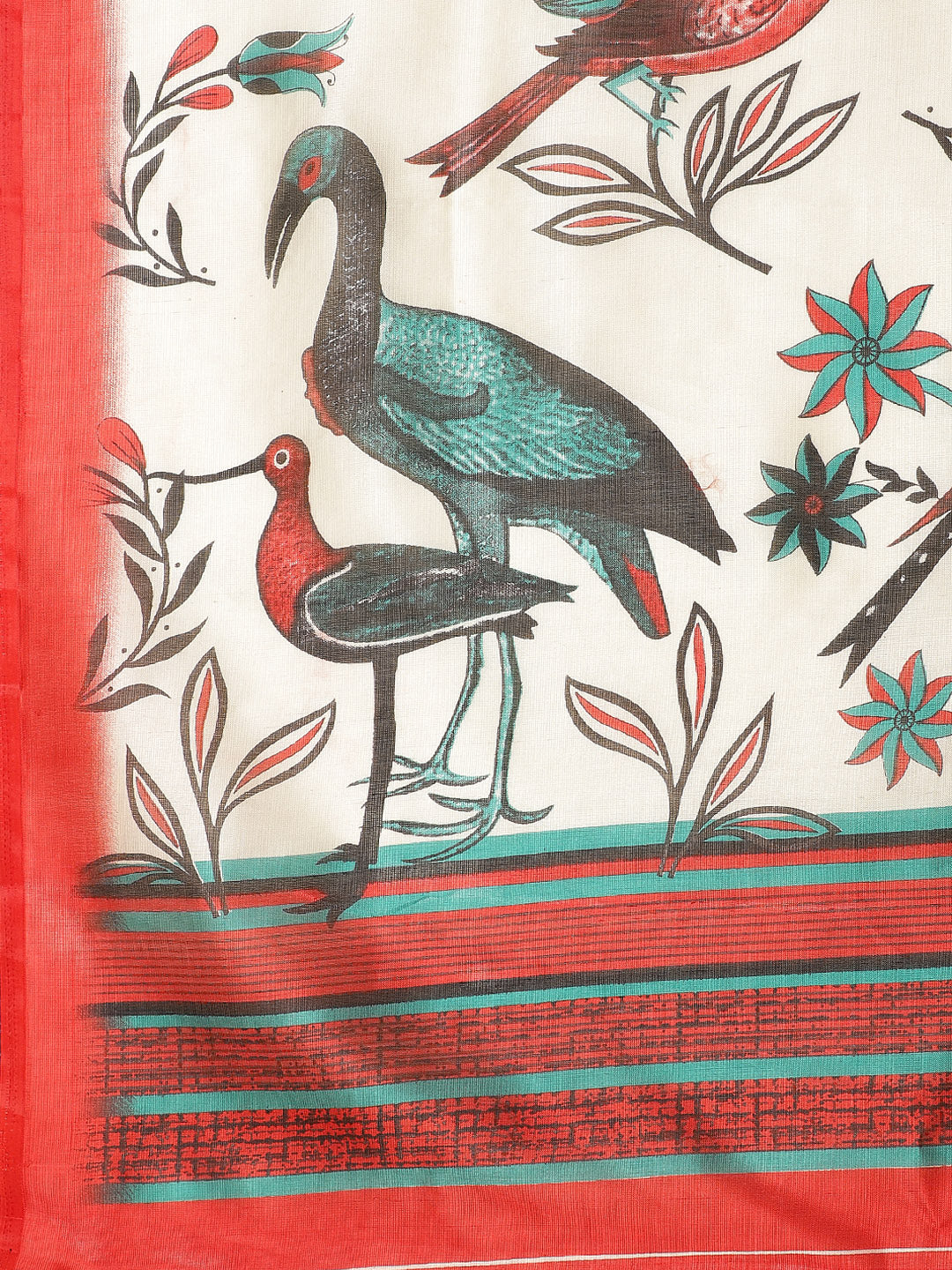 Bhagalpuri Silk Digital Print Saree