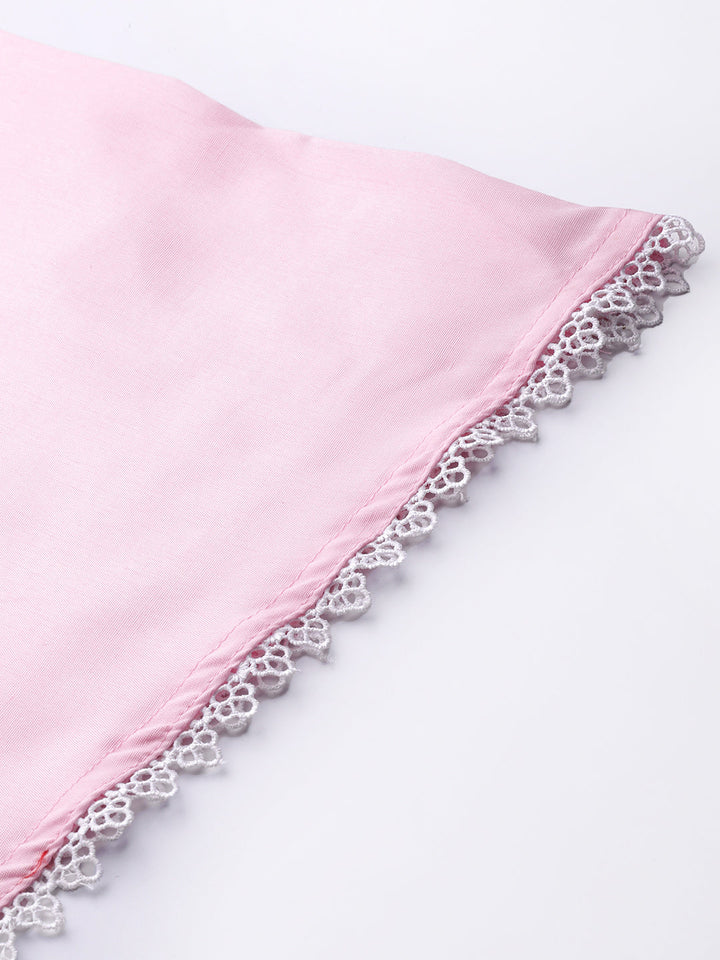 Chikankari Schiffli Embroidery Sharara Suit Dupatta Set