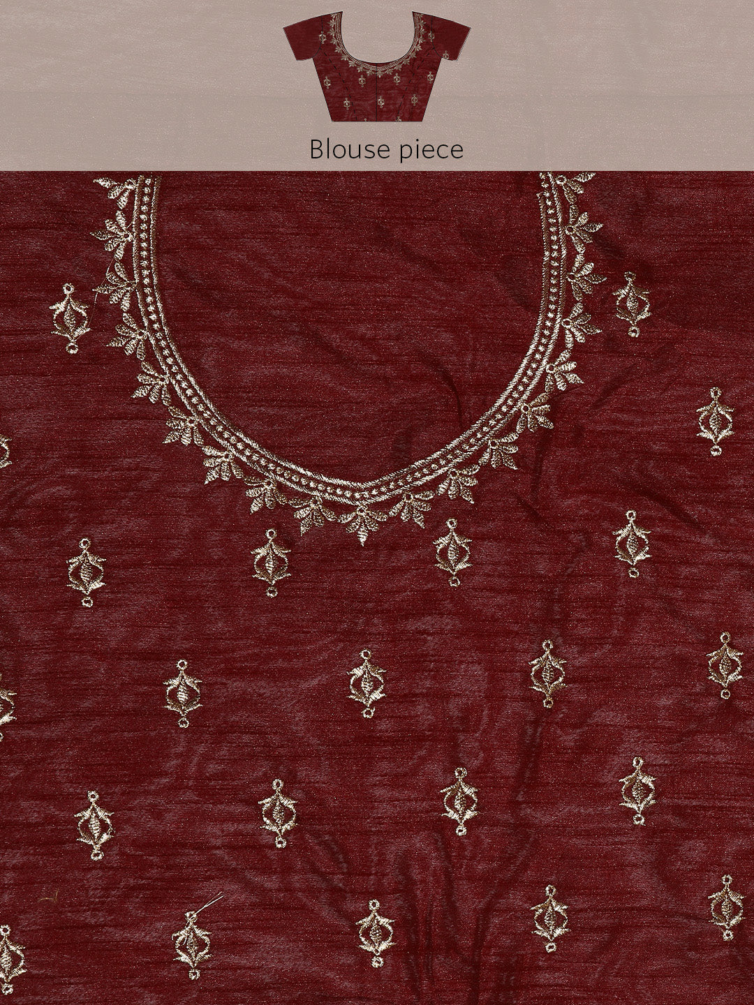 Mehendi Green Brasso Self Design Saree With Geometrical Weaves