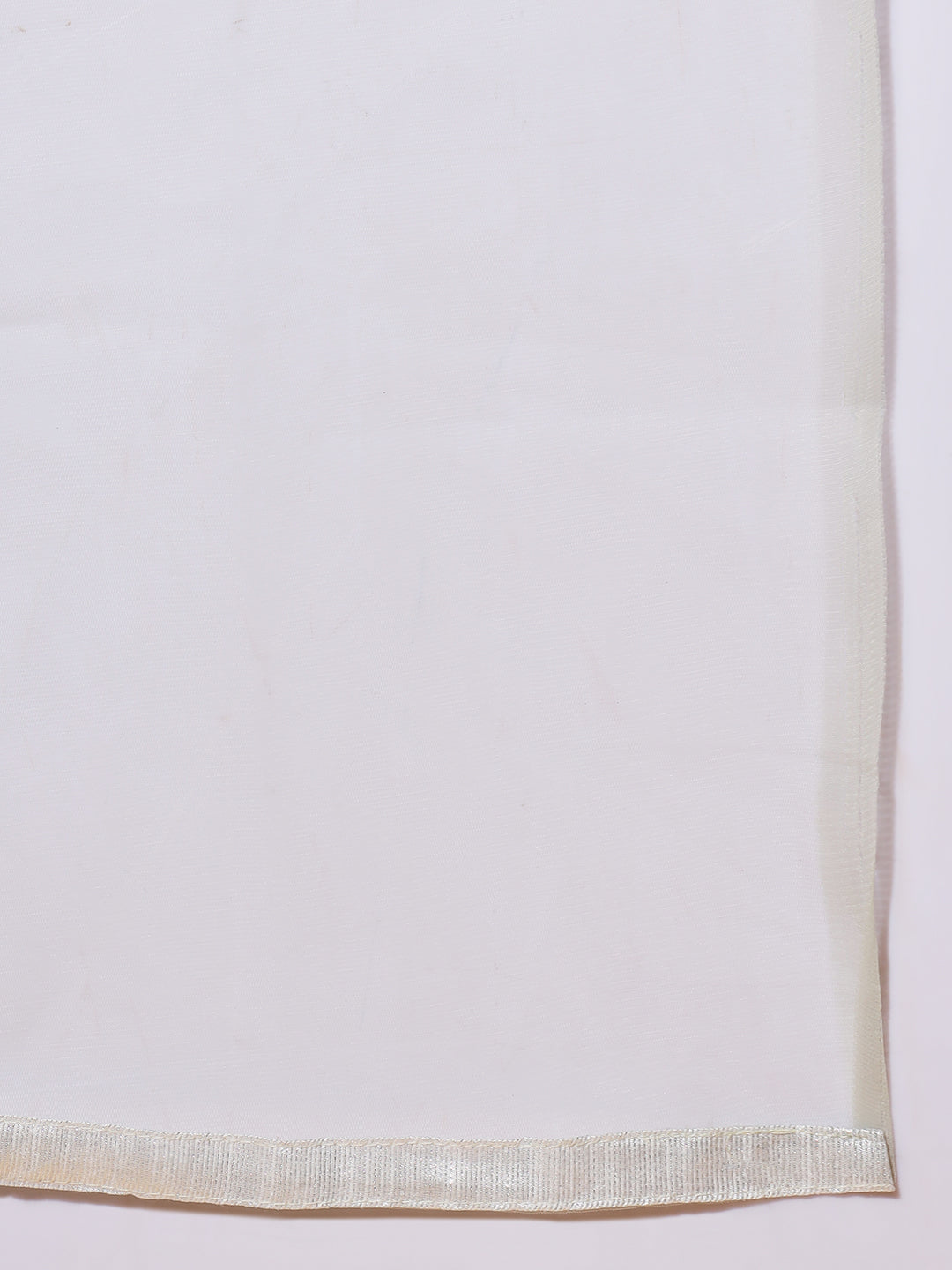 Resham Mirror Embroidered Cold-shoulder blouse with Net Dupatta