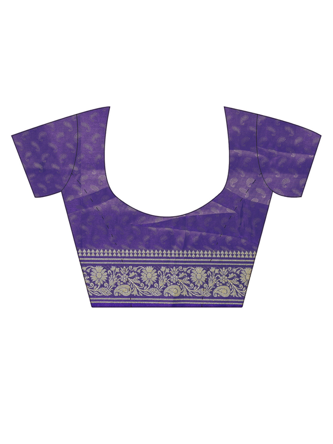 Peacock Blue Banarasi Silk Woven Design Saree