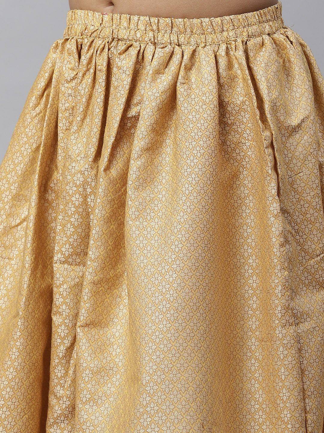Handloom Chanderi Kurta Set with Resham Weave Paisley Pattern & Banarasi Dupatta