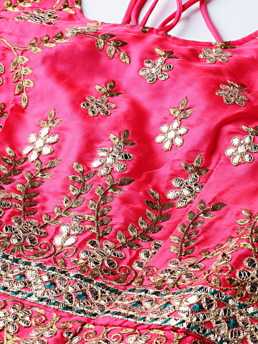 Mughal inspired Gota Patti Anarkali Kurta Set