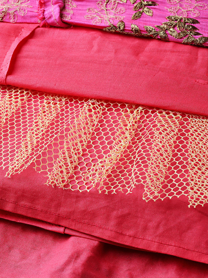 Mughal inspired Gota Patti Anarkali Kurta Set
