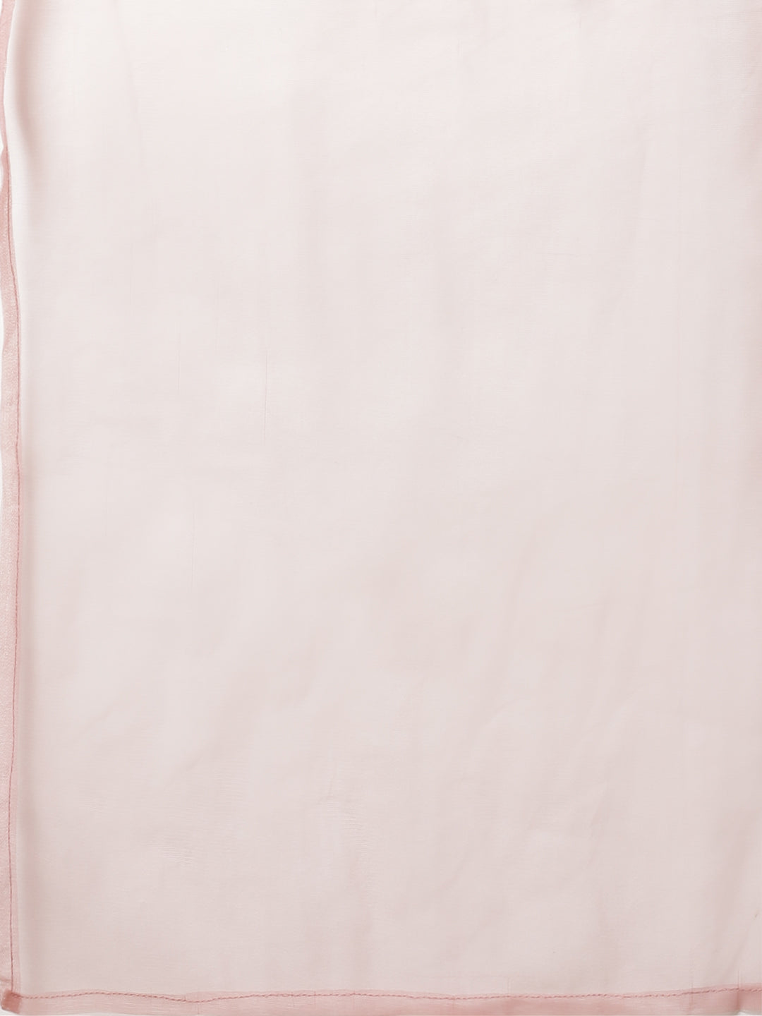Made to Measure Rose Gold Gown with Digital Floral Print & Embellished Belt, Dupatta