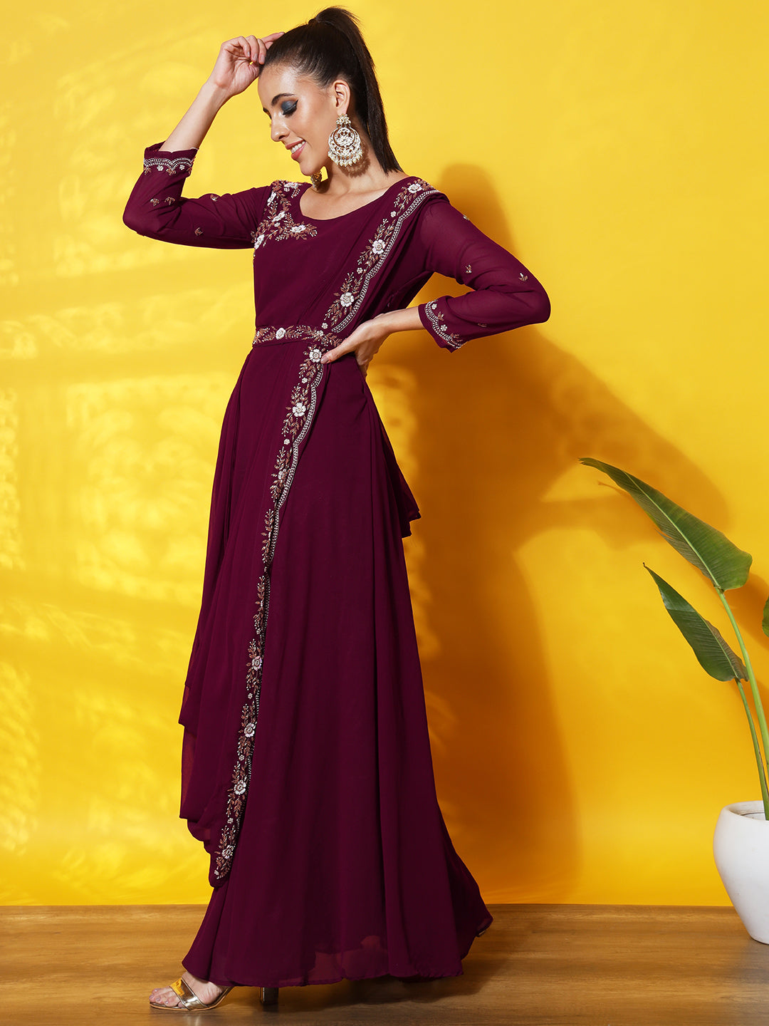 Shruti Ranka Cutdana Hand Embroidered Lehenga Set | Peach | Indian fashion  dresses, Indian gowns dresses, Stylish party dresses