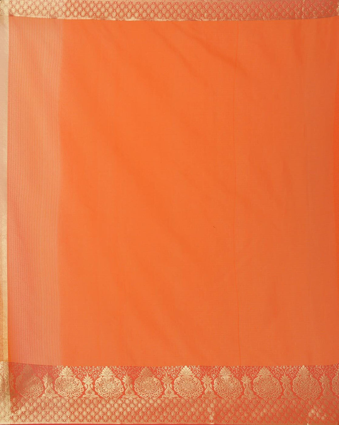 Chanderi Silk Saree in  Vibrant color & Intricate Zari Weaving Ethnic Border Pattern