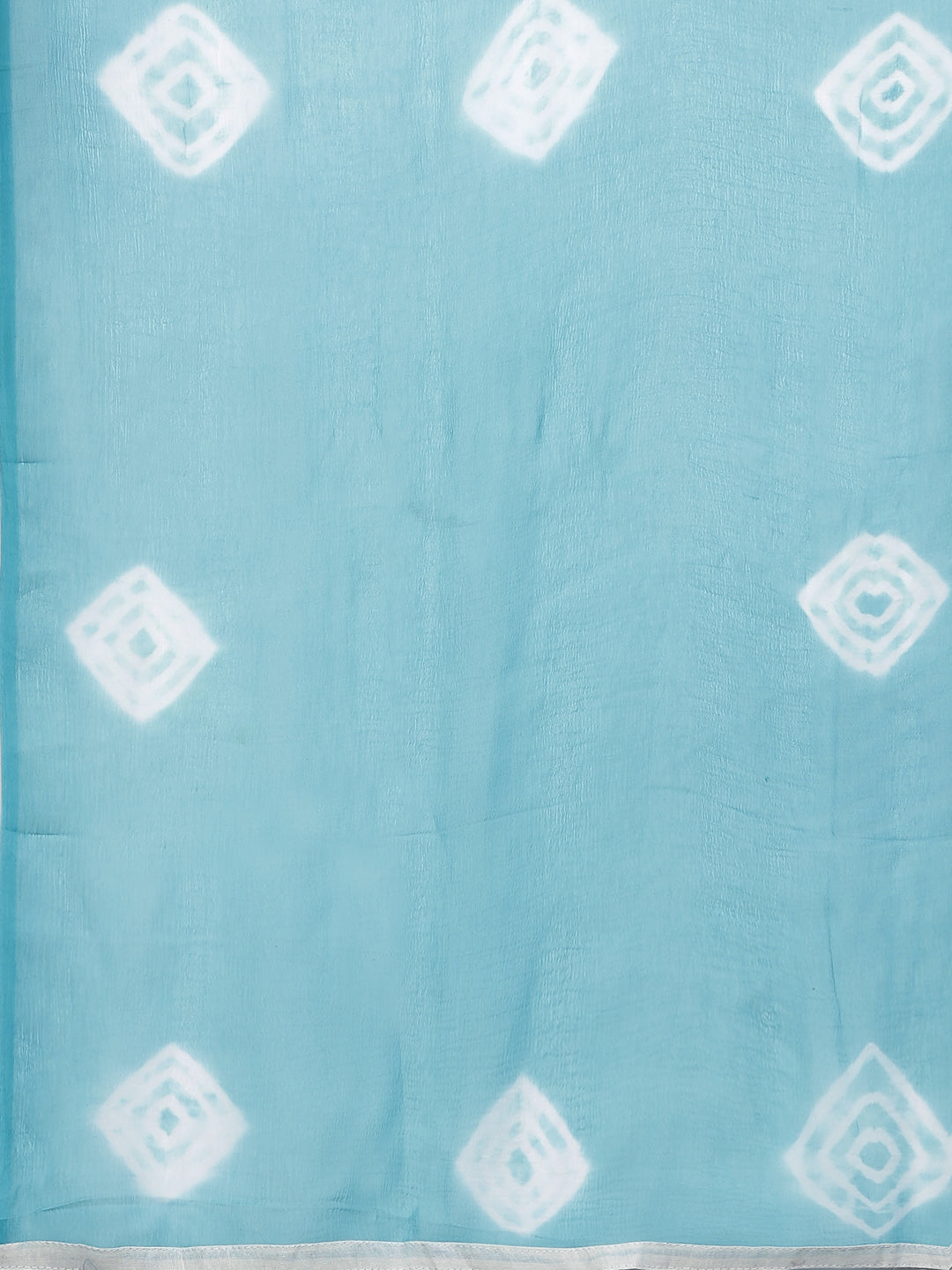 Jute Cotton Embroidered Kurta Set with Bandhej Skirt and Mirror Embellishments