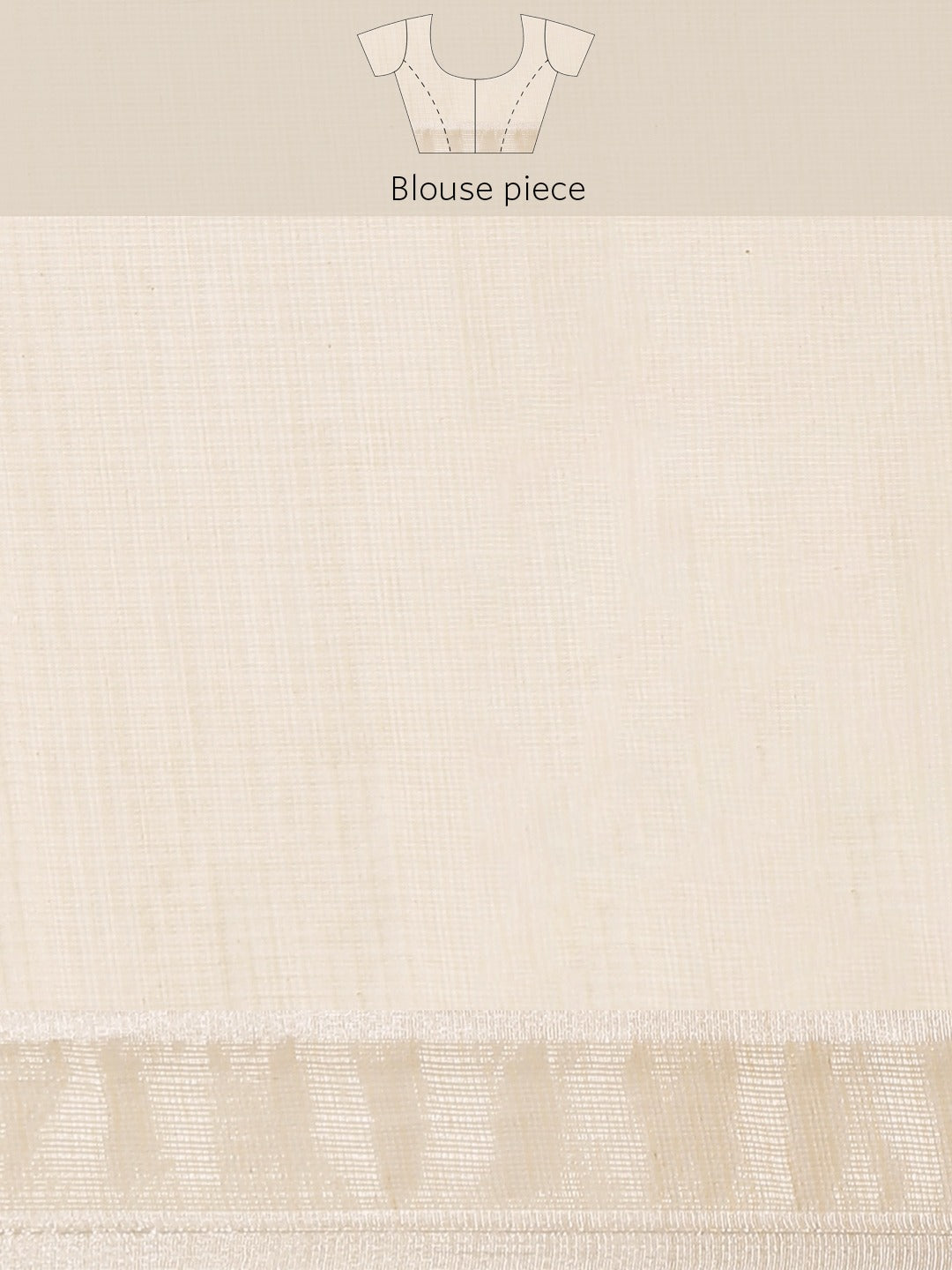 Cream Printed Kota Cotton Saree with Traditional Floral Prints