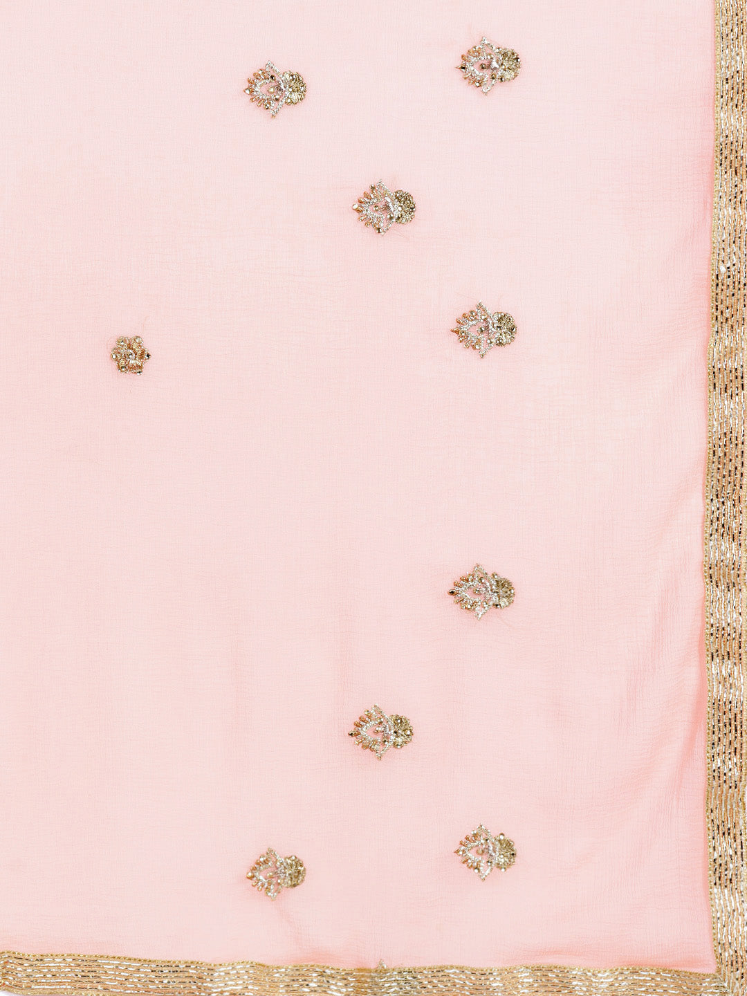 Peplum Style Kurta with Embroidered Sharara