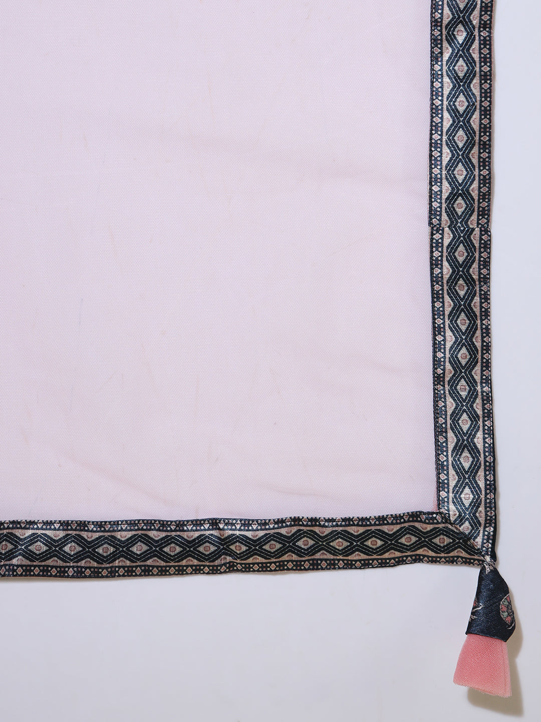 Kalamkari Inspired Digital Print Silk Lehenga Choli with Dupatta