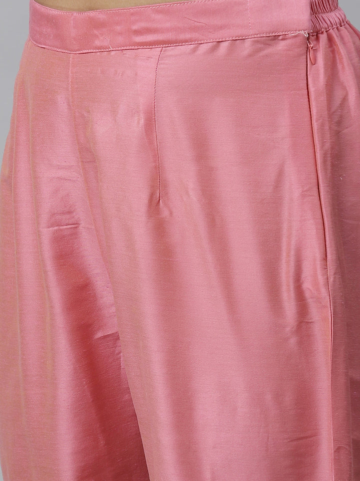 Banarasi Kurta Set with Zari meenakari Stylish weaving and Handloom dupatta