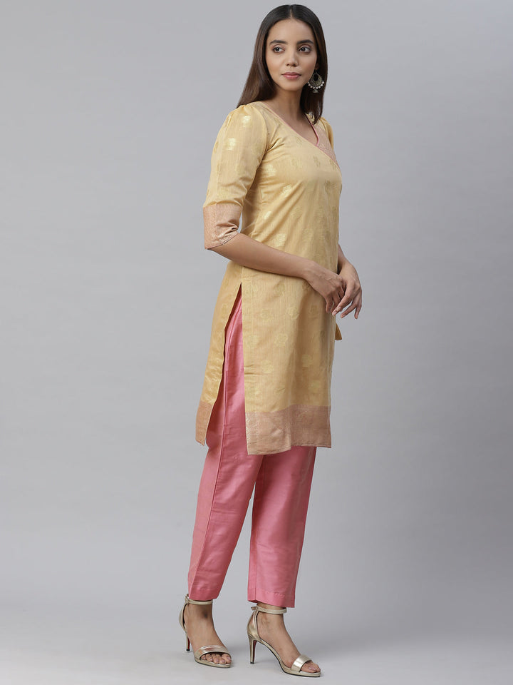 Banarasi Dress Material with Zari meenakari Stylish weaving and Handloom dupatta