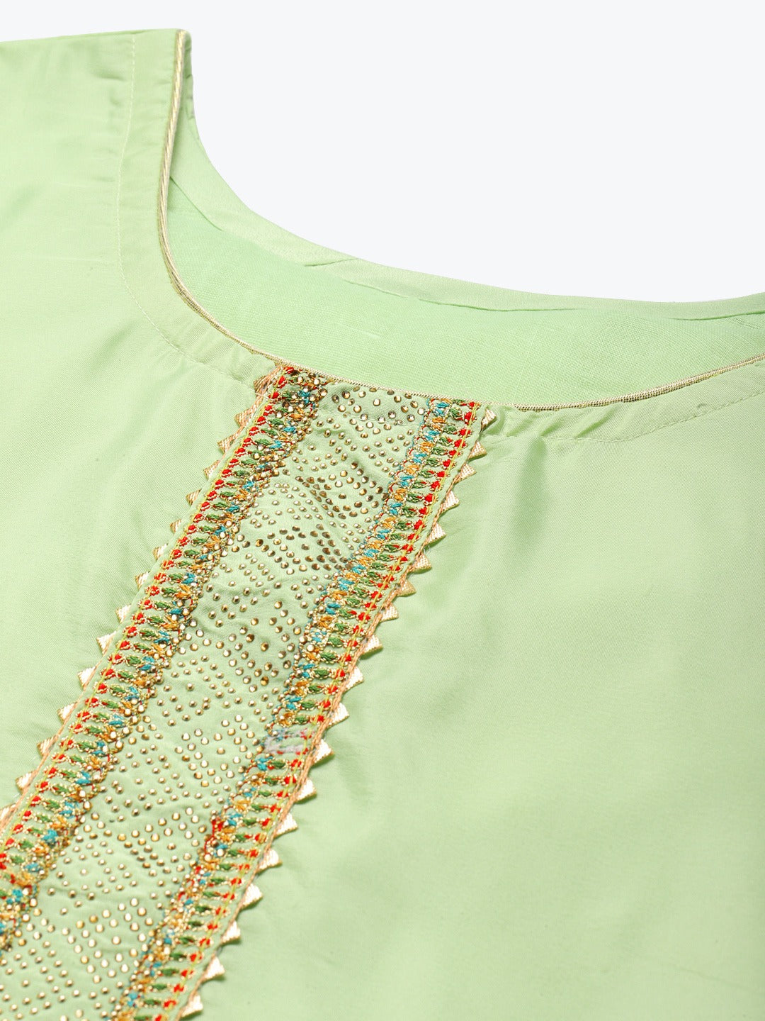 Resham Embroidery & Swaraoski Embellish Unstitched & Sequence Dupatta