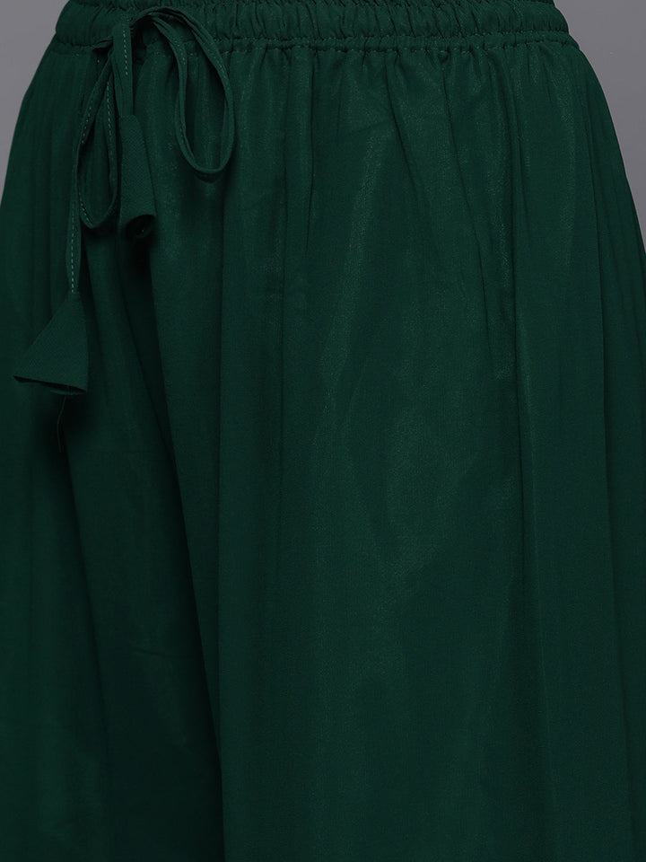 Peplum Kurta Sharara Set With Heavy Cut dana Embellished Dupatta