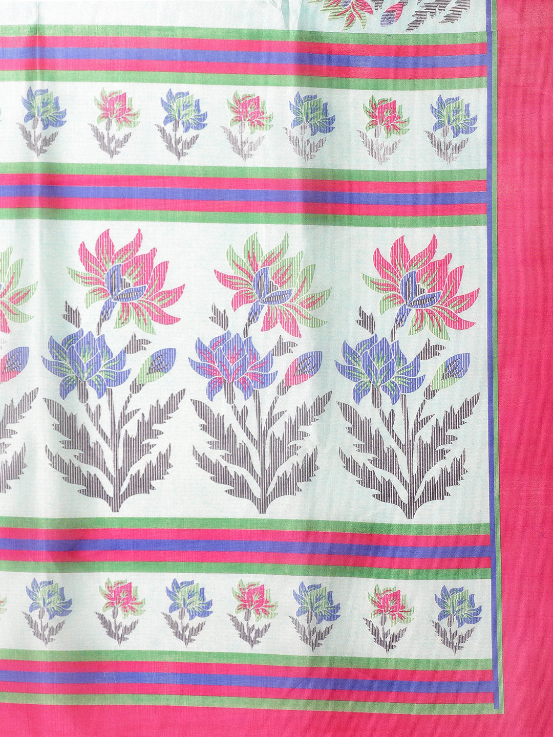 Bhagalpuri Silk Floral Print Saree
