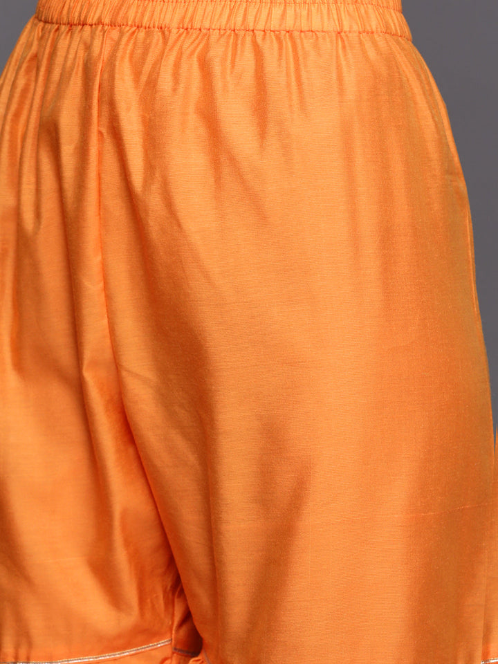 Banarasi Woven Kurta Sharara Set With Handloom Dupatta