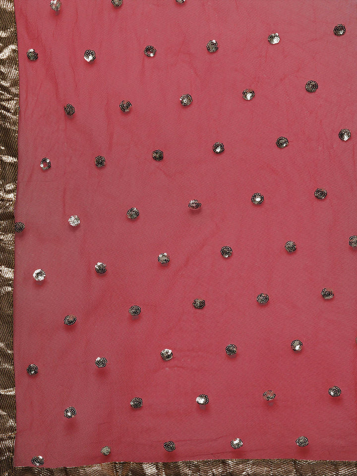Crystal Embellished Kurta Set With Patiala Salwar