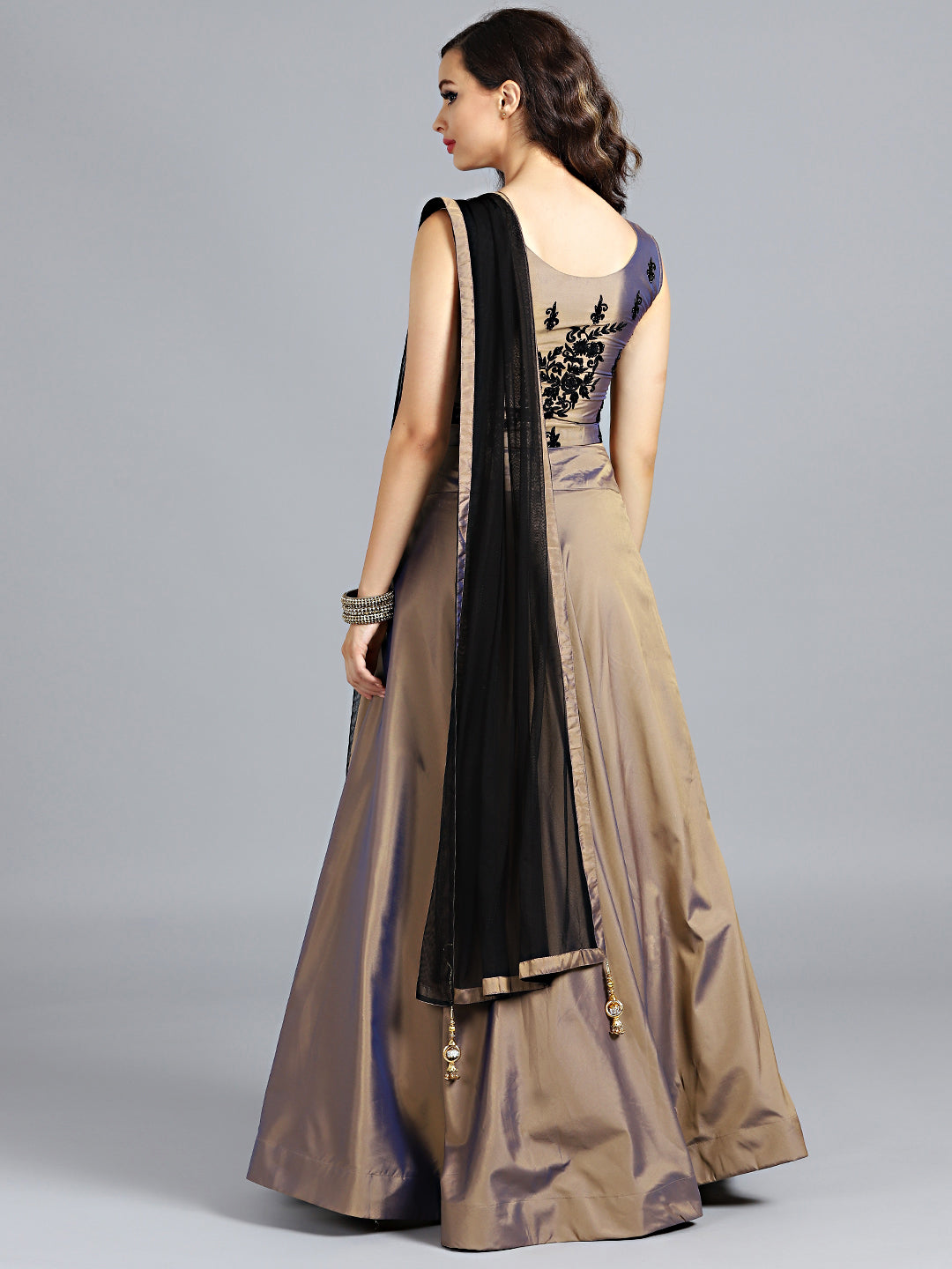 Contemporary Resham Embroidered Flared Lehenga Choli
