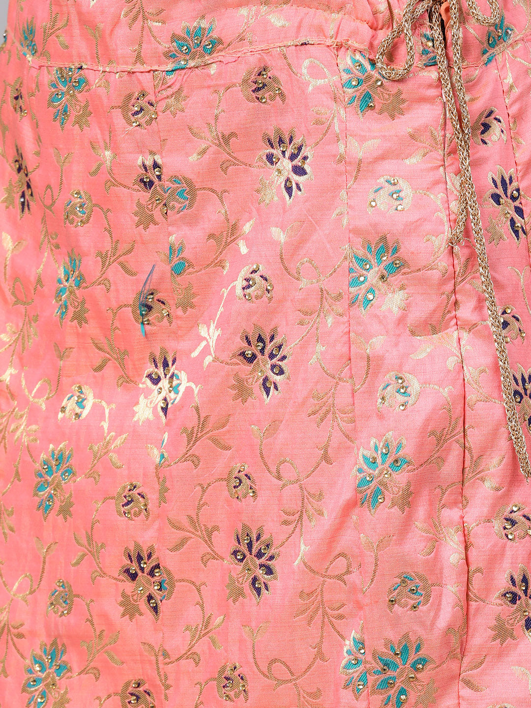 Banarasi Woven Kalidar Semi-stitched Lehenga