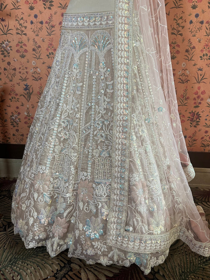 Vintage Rose Handcrafted Lehenga Set