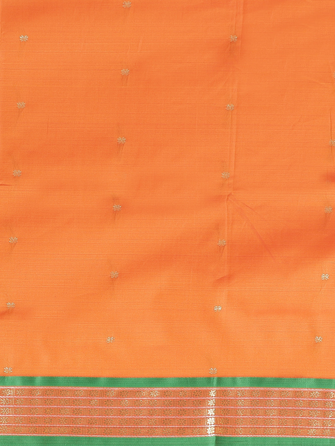 Kanjiwaram Dupion Silk saree with Zari Weaving Contrast Border and Rich Temple Pallu