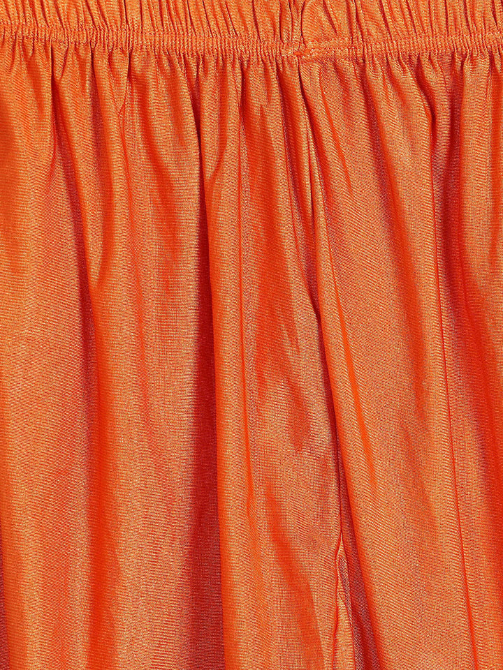 Embroidered Flared Suit with Banarasi dupatta
