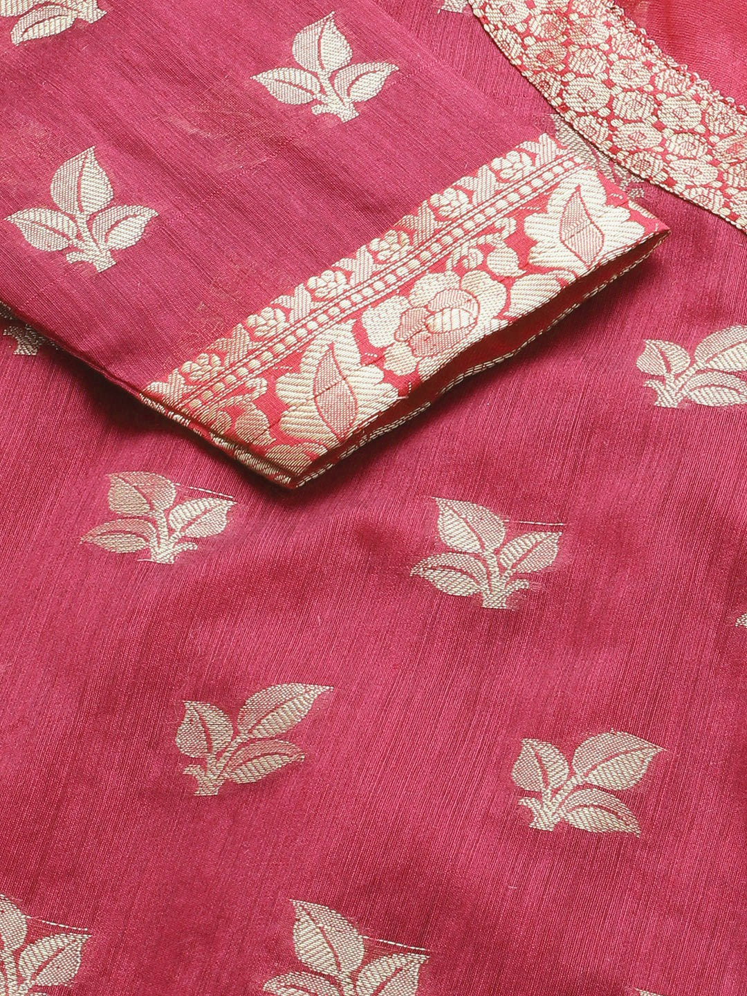 Banarasi Chanderi Silk Agarakha Pants Set with Dupatta
