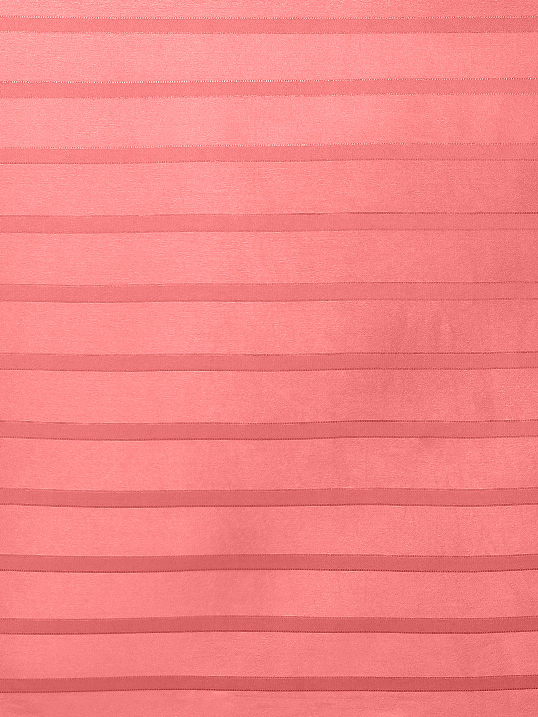 Pastel Pink Lucex Striped Satin Saree With Shiffli Embroidery Blouse