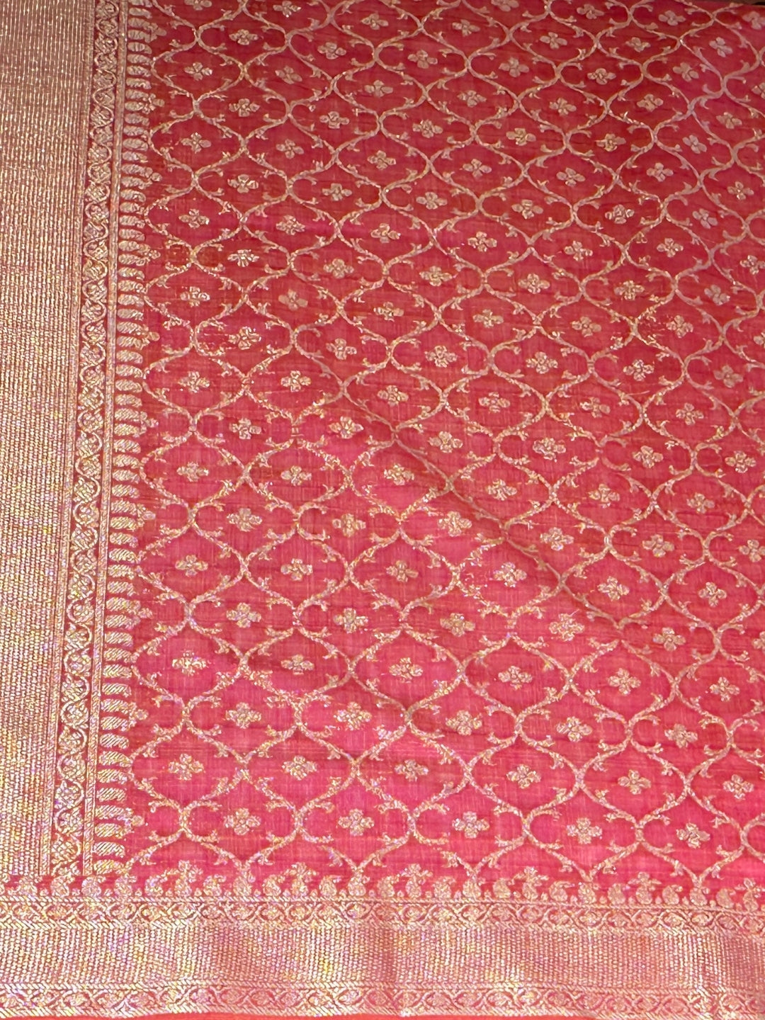 Red Woven Traditional Suit