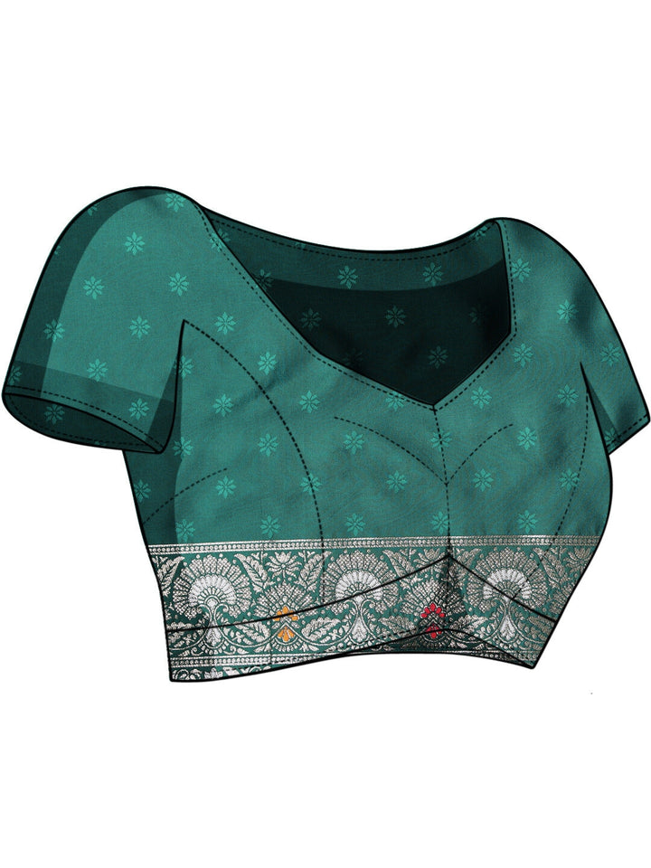 Traditional Banarasi Handloom Gharchola Patola Silk Saree with Gold Meenakari Weaving