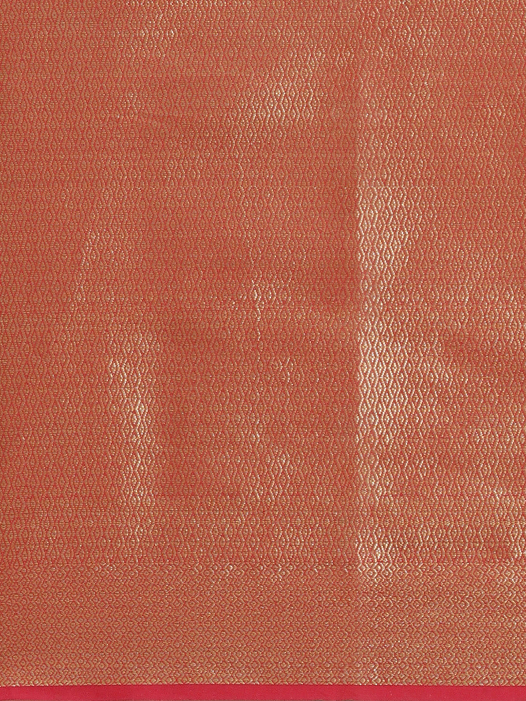 Banarasi Chanderi Saree with Gold Zari & Resham Artistic Motifs & Floral Woven border