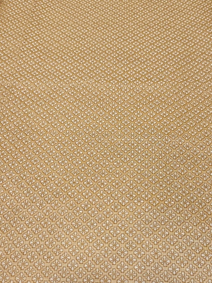Banarasi Handloom Dress Material with Zari Weaving, Stylized Neckline & Jhallar Dupatta