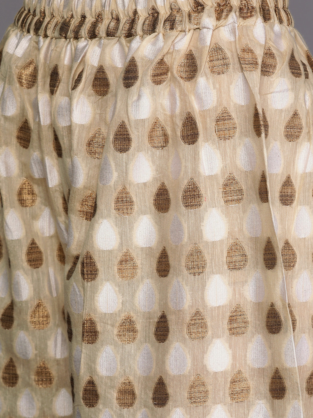Chanderi Jacket style Kurta Pallazo Set