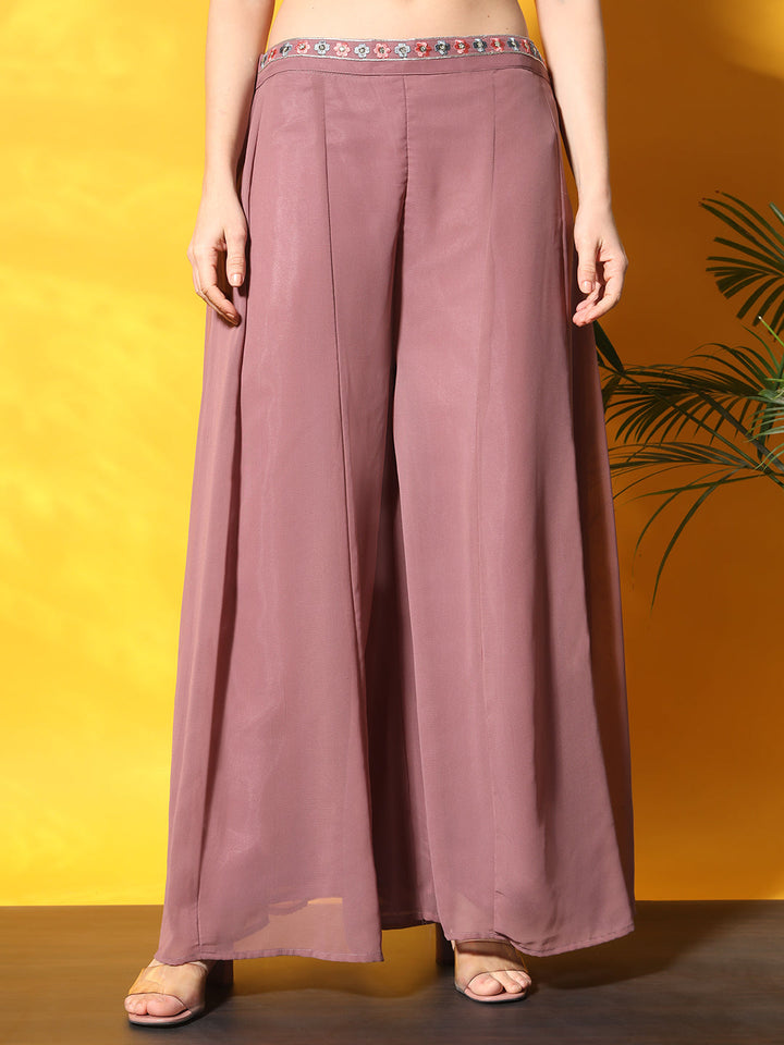 Mauve Mystique Embroidered Co-Ord Set