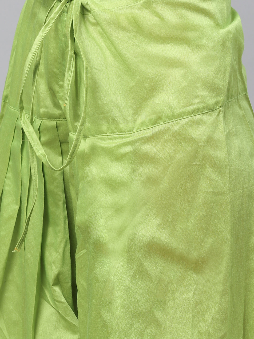 Handloom Chanderi Stitched Suit with Zari Pasleys, Contrast Woven Dupatta & Tassels