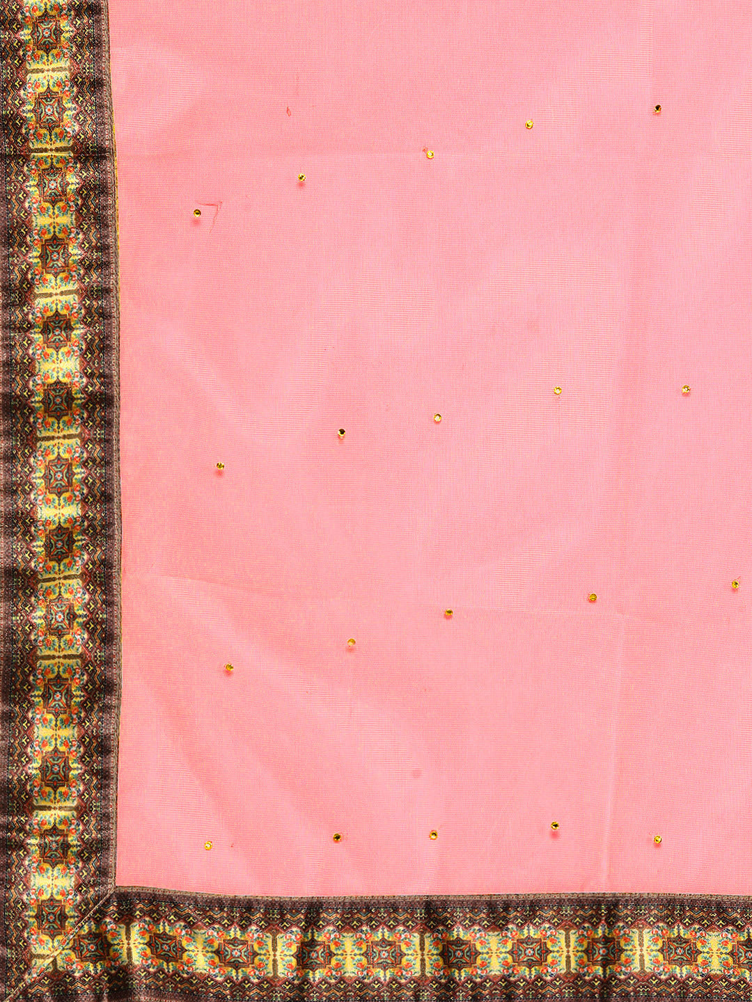 Semi-stitched Digital Print Lehenga Set