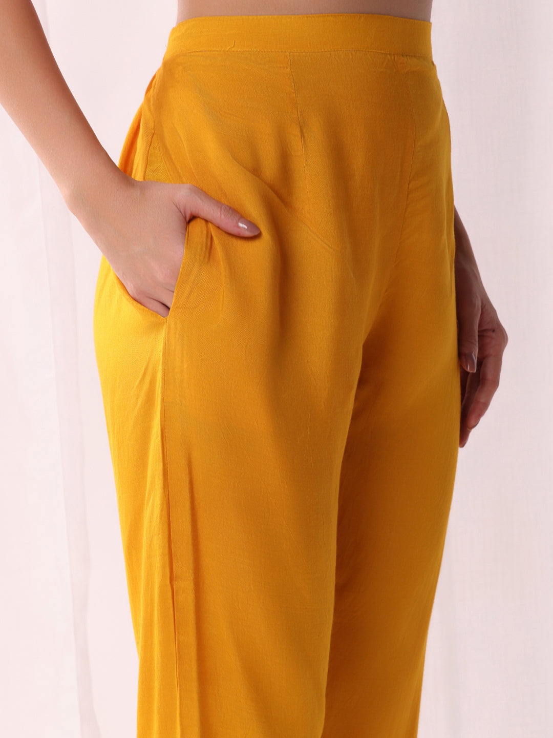 Aari Embroidery Gharchola Woven Kurta Set