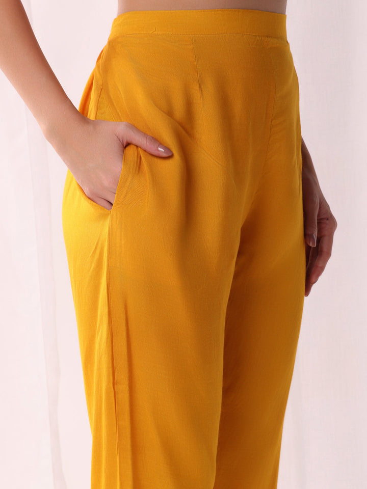 Aari Embroidery Gharchola Woven Kurta Set
