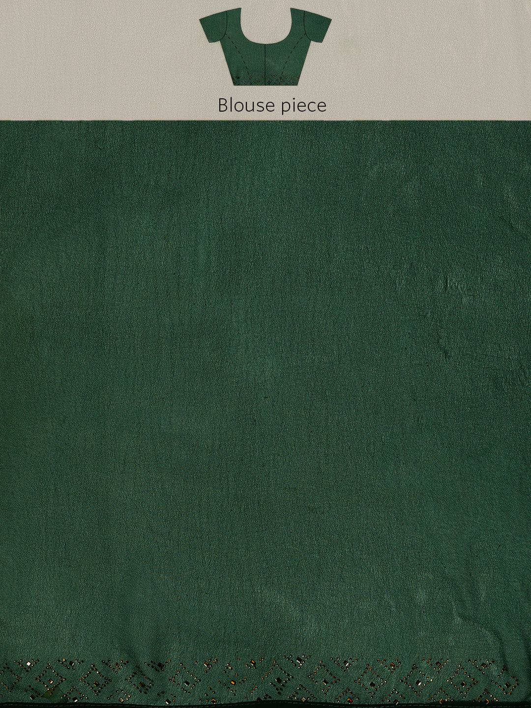Deep Green Sequence Embroidery Leheriya Georgette Saree