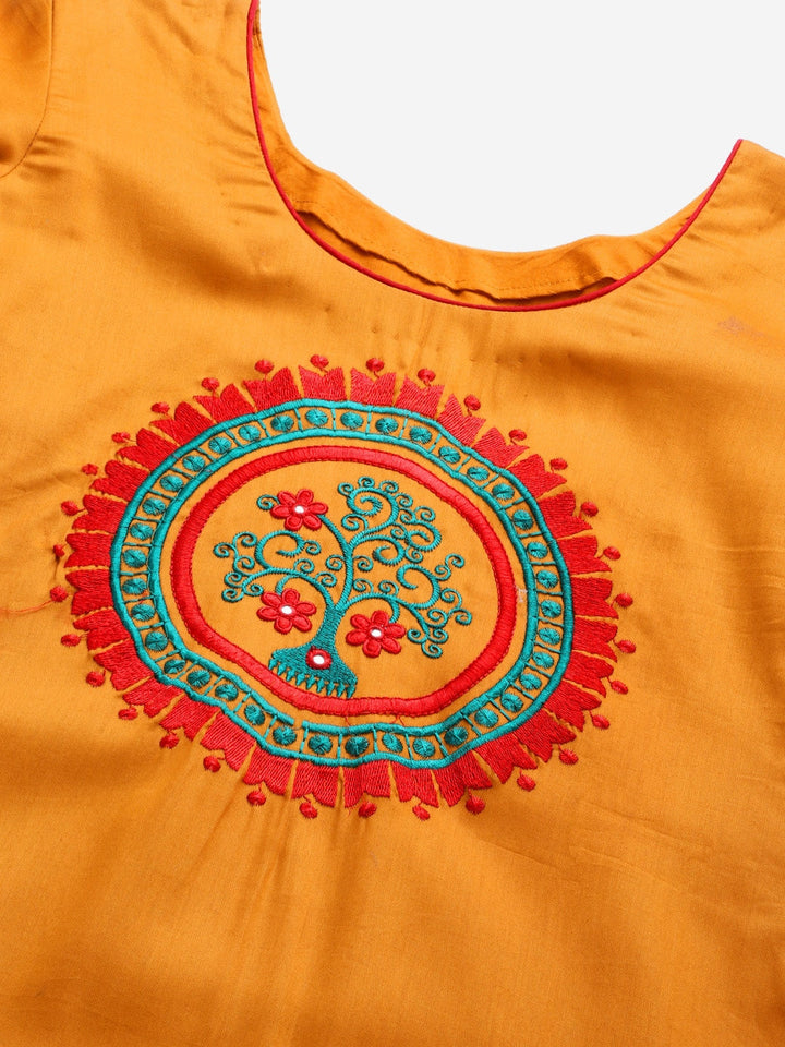 Cotton Unstitched Suit Set With Embroidery Dupatta