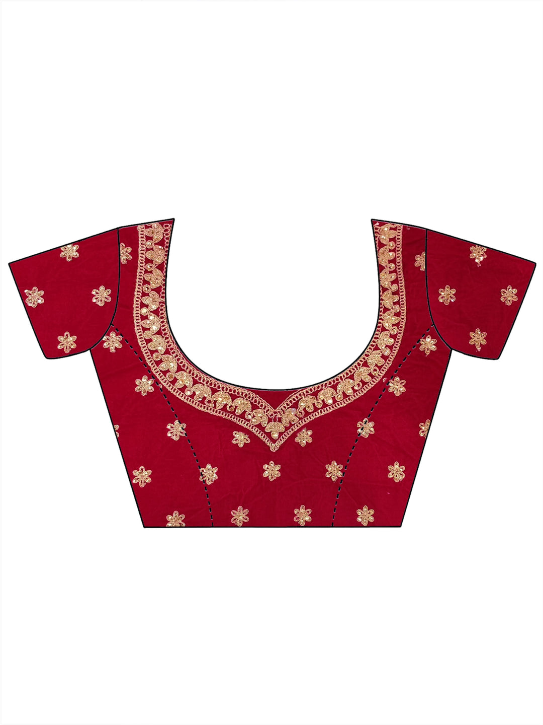 Red Velvet  Heavy Zari &Embroidered Semi Stiched Lehanga Choli With Net  Dupatta