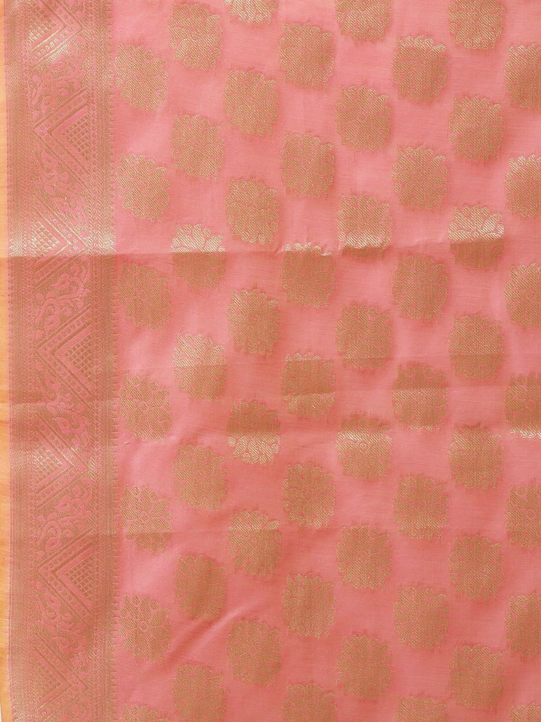 Chanderi Dress Material with  Resham Embroidery & Woven Banarasi Dupatta