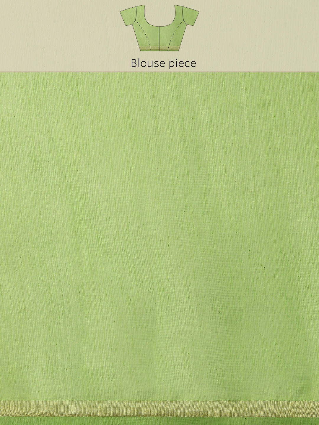 Pastel Green Floral Figital Printed Kota Mirror Work Chanderi Saree